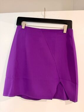 Purple Women's Asymmetric Wrap Skirt